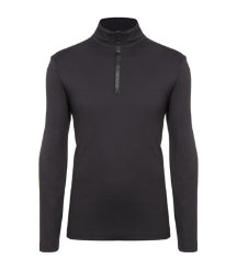 Leather Trim Sweater