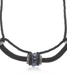 Rope and Crystal Necklace