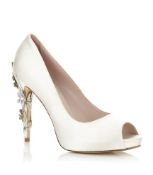 Exclusive Sakura Satin Peep Toe