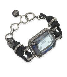 Rope and Crystal Bracelet