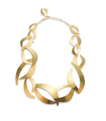 Dove Oval Blade Link Necklace