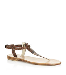 Snake-Print Sandal