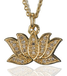 Lotus Charm Pendant