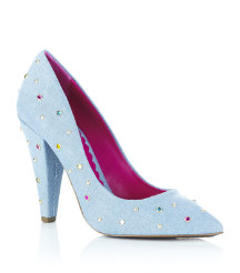 Gems Denim Pump