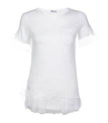 Organza Ruffle T-Shirt