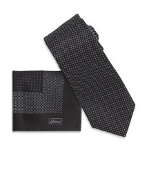 Dot Square Tie and Handkerchief Set