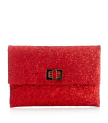 Valorie Glitter Clutch