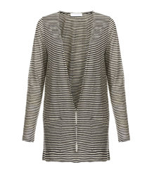 Layered Striped Cardigan