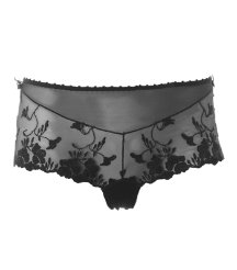 Sheer Shorts with Floral Detail