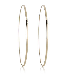 Large Flat Magic Hoop Earrings
