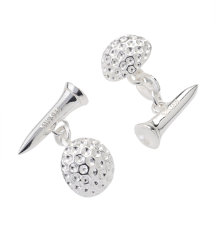 Golf Ball and Tee Cufflinks