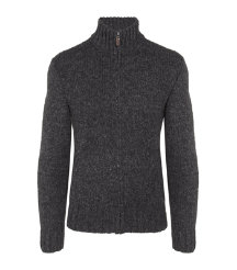 Wool Zip-Up Top