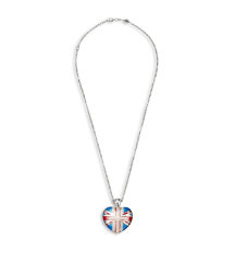 Silver Vintage Flag ‘Art Pendant
