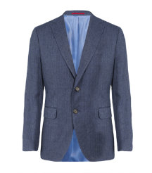 Herringbone Linen Blazer