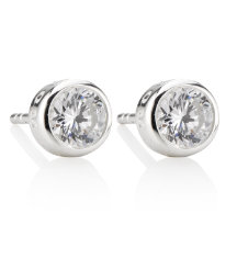 Studded Cubic Zirconia Earrings