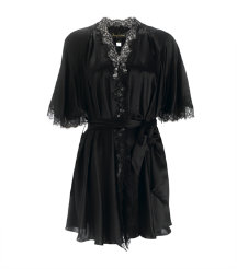 Lace Trim Robe