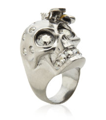 Bee and Skull Ring