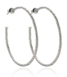 Spiral Large Hoop Earrings