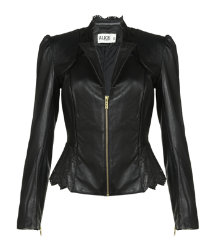 Libre Cropped Leather Jacket