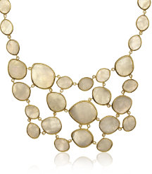 Gold Vermeil Nugget Bib Necklace