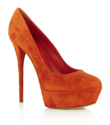 Suede Platform Pump
