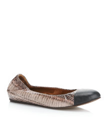 Peep Pit Ballet Pump