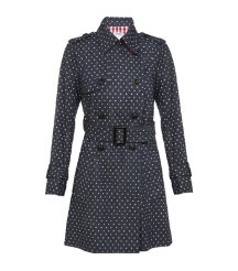 Polka Dot Trench Coat