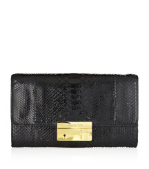 Gia Python Clutch