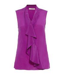 Asymmetric Frill Blouse