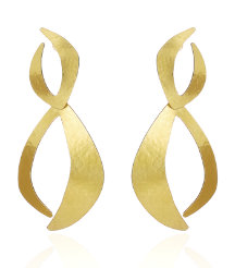 Dove Oval Drop Earrings