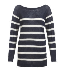 Striped Boatneck Sweater