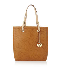 Jet Set Ostrich Tote