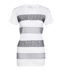 Lace Panel T-Shirt
