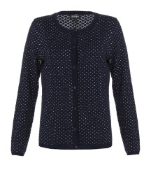 Polka Dot Print Cardigan