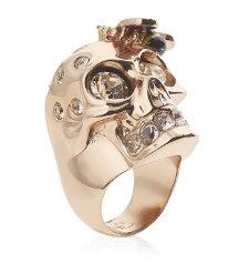 Bee and Skull Ring