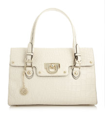 Heritage Croco Leather Satchel