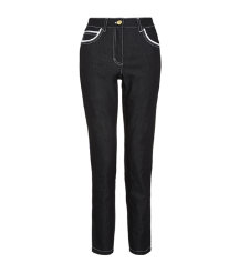 Contrast Trim Jeans