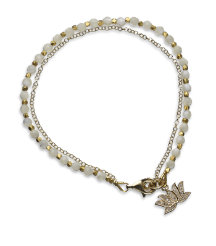 Lotus Charm Bracelet
