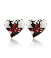 Orb Heart Earrings