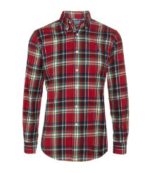 Custom Fit Plaid Sport Shirt