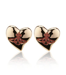 Orb Heart Earrings