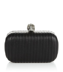 Skull Leather Clutch