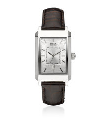 Chocolate Leather Strap Watch