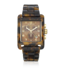 Rectangular Tortoiseshell Watch
