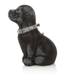 Puppy Sequin Clutch Bag