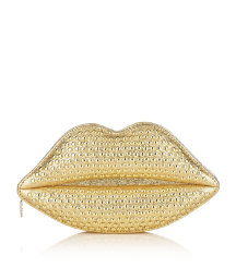 Studded Padded Lips Clutch