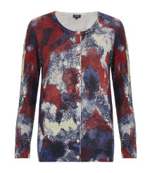 Abstract Print Cardigan
