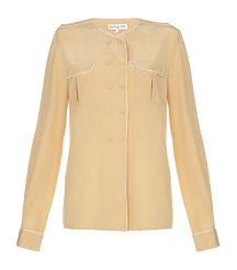 Silk Double Breasted Shirt