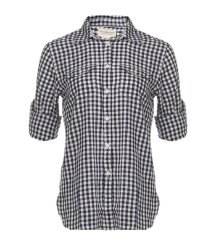 Slouchy Gingham Utility Shirt