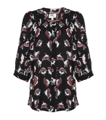 Poppy Print Blouse